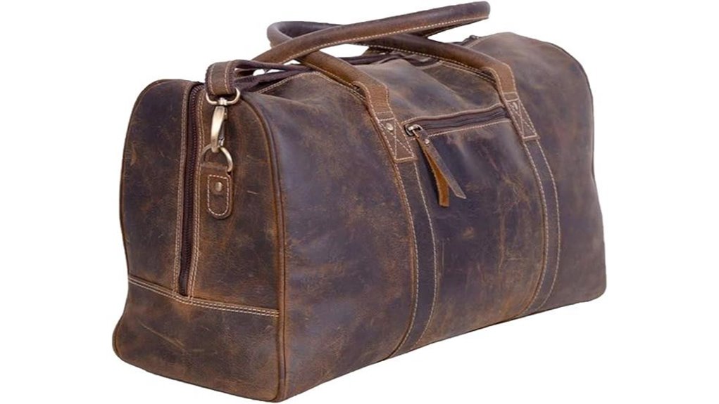 Top Leather Duffle Bags Worth a Trip 15 komalc leather duffle bag