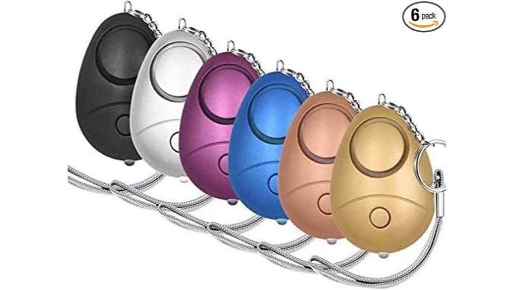 Personal Safety Alarms With Easy Pull‑Pins for Travelers 5 kosin 140db led alarms