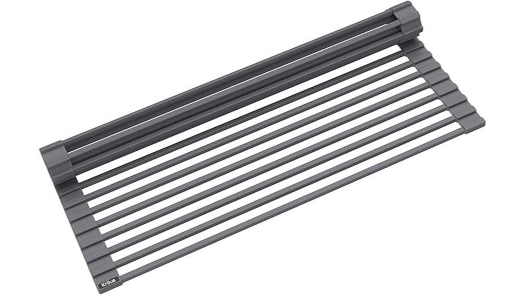 Over-sink drying rack (roll-up) the Ultimate Counter Saver 14 kraus over sink dish rack