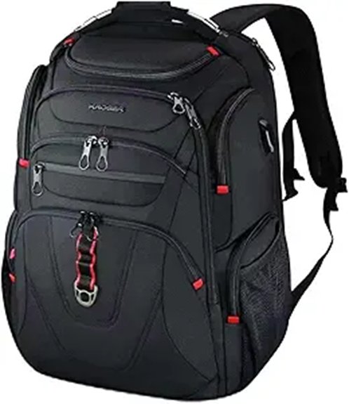 Airport-Friendly Travel Backpacks with Laptop Compartments 2 krosser tsa approved xl backpack