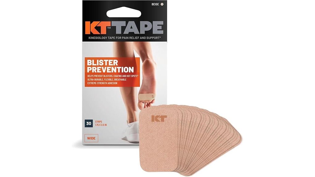 Blister Prevention Tips for City Trips: Tape vs Patches 10 kt beige precut blister