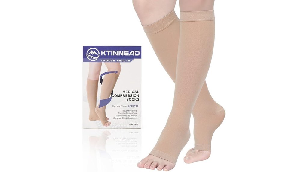 Top Compression Socks (Graduated 20-30 mmHg) for Long Journeys 14 ktinnead knee high compression socks
