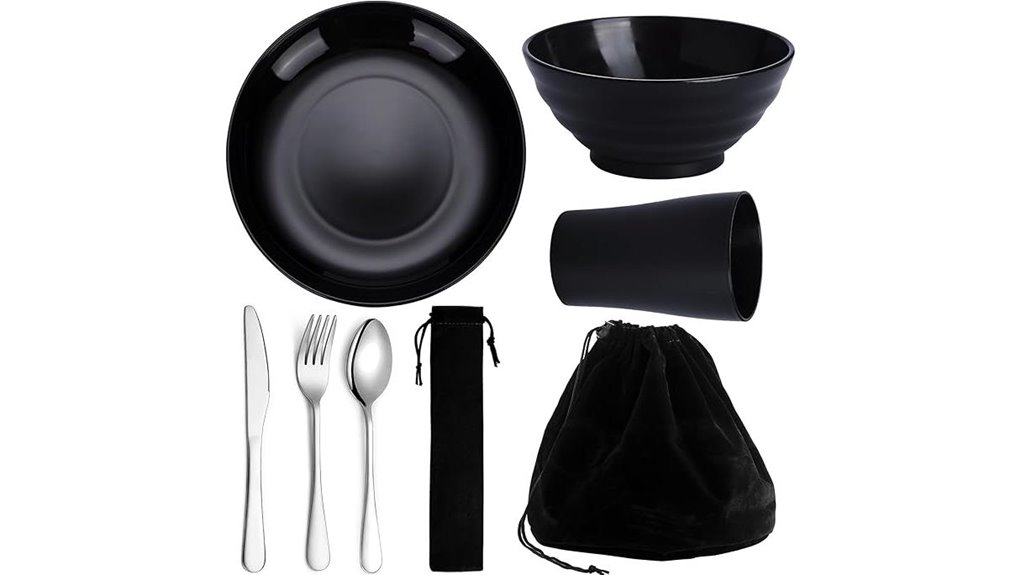 Durable & Light Travel Utensil Sets for Picnic Perfection 10 kyraton portable camping cutlery