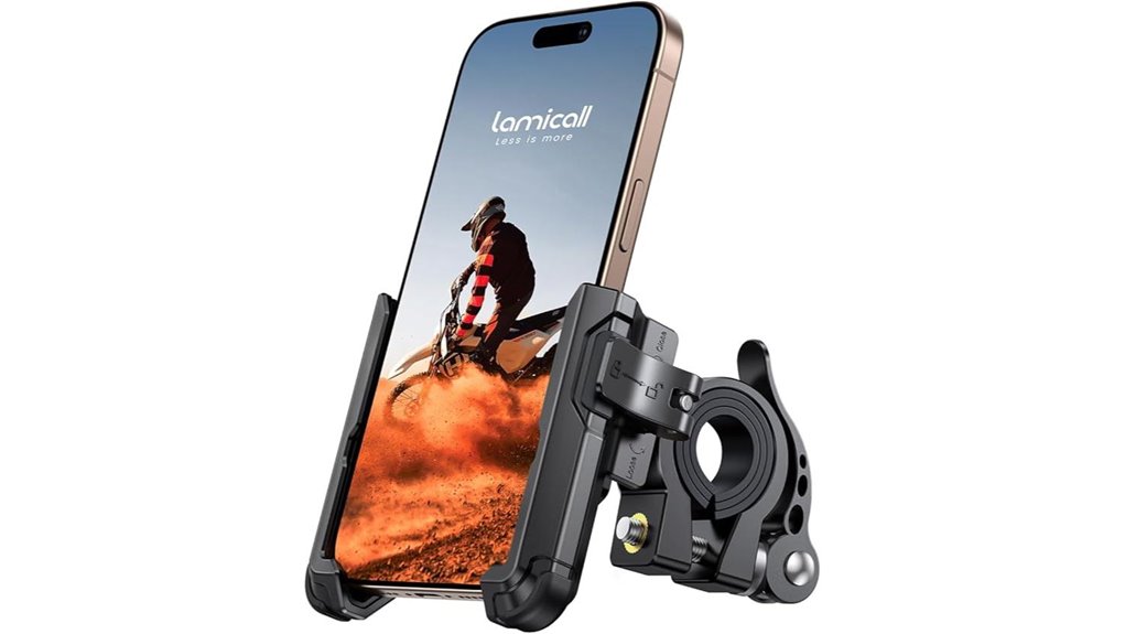 Top Bike Phone Mounts That Keep Your Ride Steady 3 lamicall motorcycle phone lock