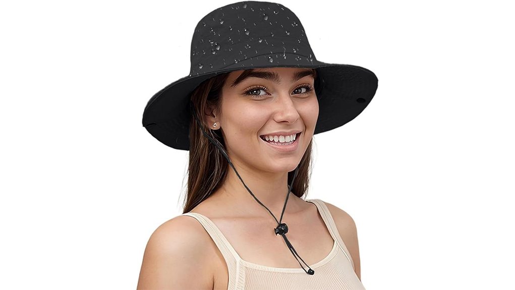 lanzom wide brim foldable hat