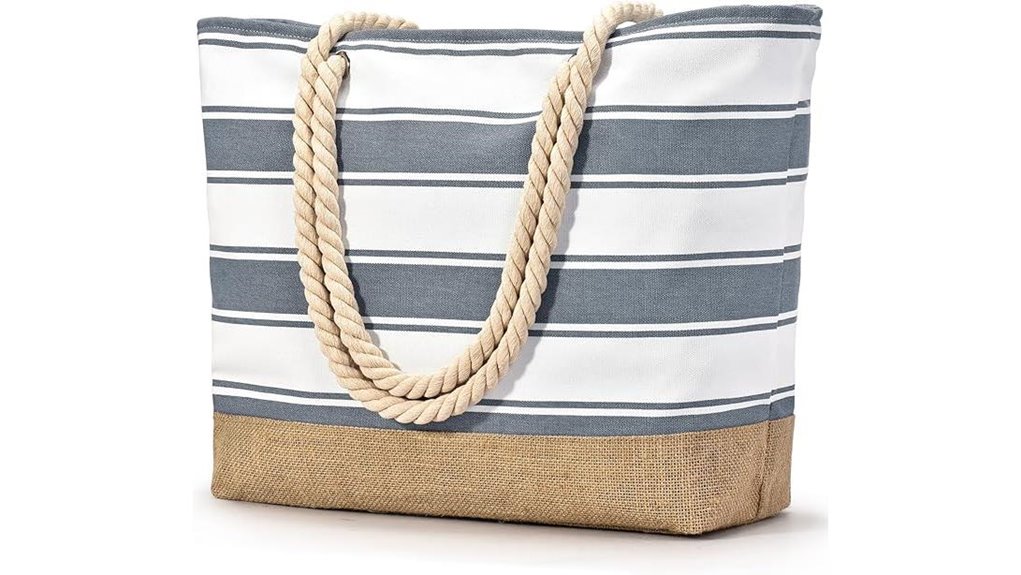large canvas waterproof tote