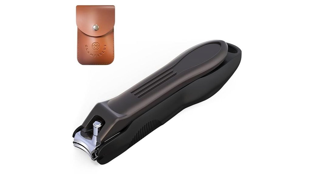 Best Travel Nail Clippers with Catcher Trays – No Clippings Ever 13 large clippers splash free case