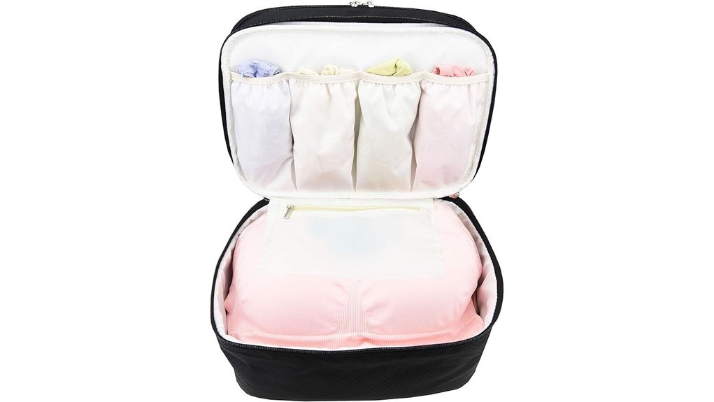 Best Bra and Underwear Organizers for Travel: Flat, Structured 10 large double layer storage bag