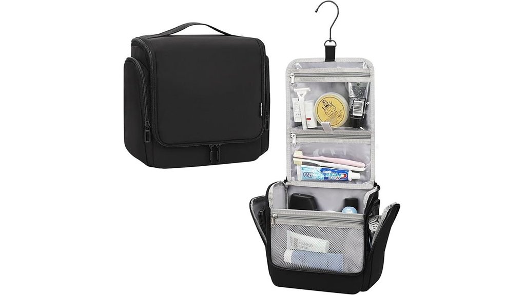 large hanging water resistant toiletry