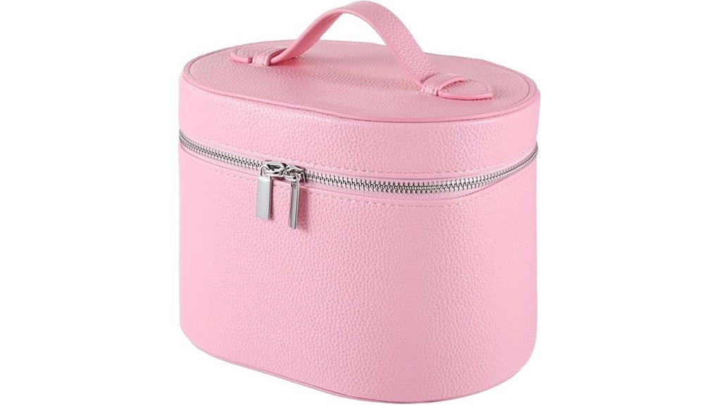 Must‑Have Travel Makeup Bags (Easy‑Clean Liners) For On‑the‑Go 8 large pink portable makeup