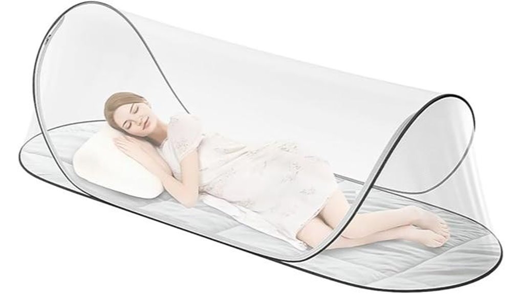 Mosquito Nets for Travel Beds (Pop-Up Styles) Keep Bugs Out 1 large pop up mosquito net