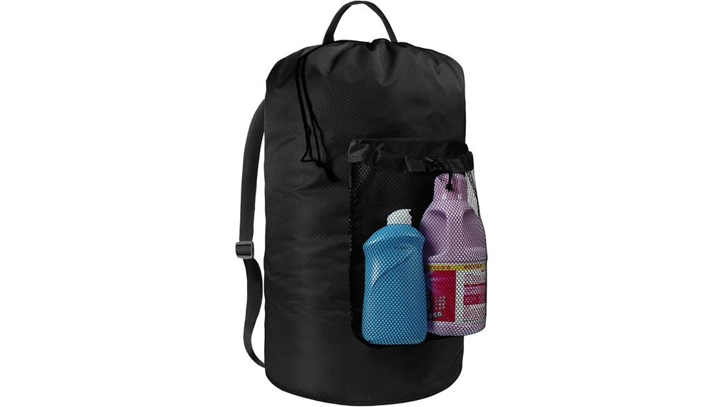 large portable laundry backpack