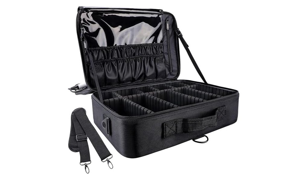 Top Spillproof Travel Makeup Palettes (Hard Cases) That No Leak 14 large travel makeup case