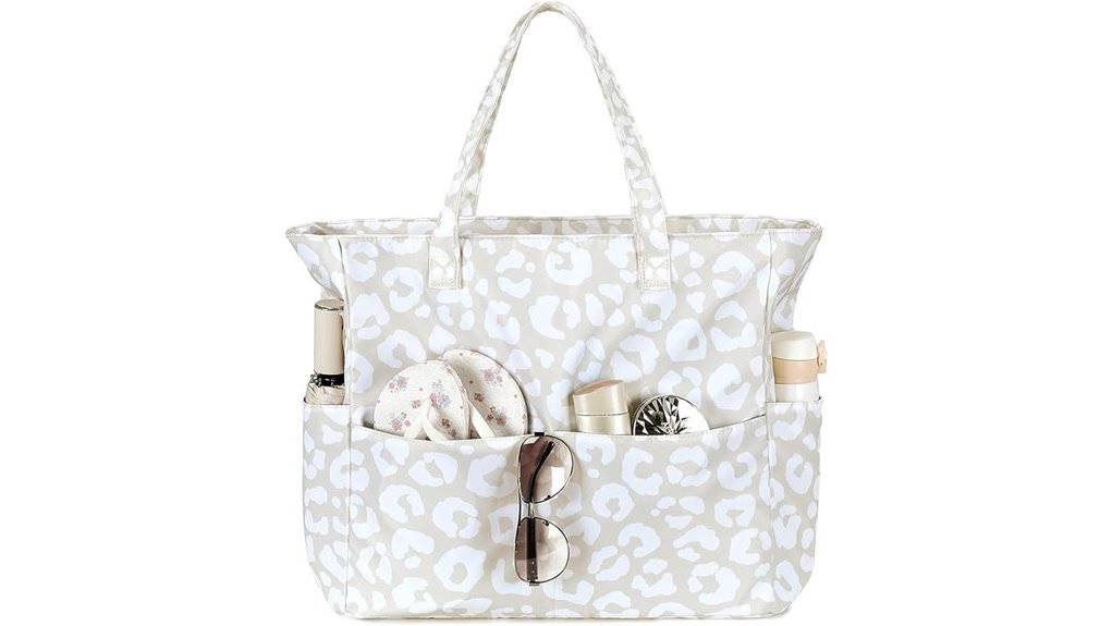 Tote Bags with Separate Wet Pocket (Swimwear Ready) for Dryness 11 large waterproof beach tote