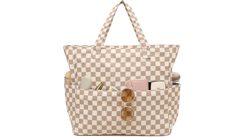large wet pocket beach tote
