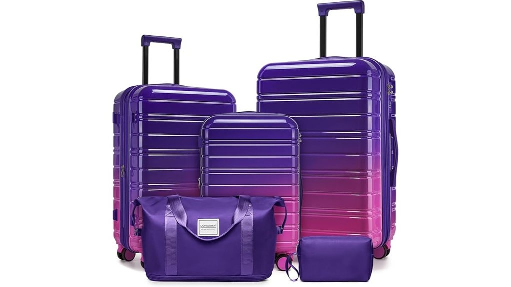 larvender expandable 5 piece midnight berry