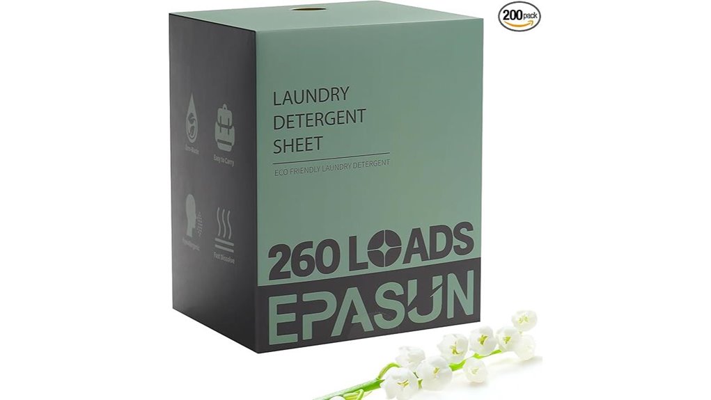 Eco-Friendly Laundry Detergent Strips That Clean Clothes Deeply 7 laundry sheets 260 load plant based