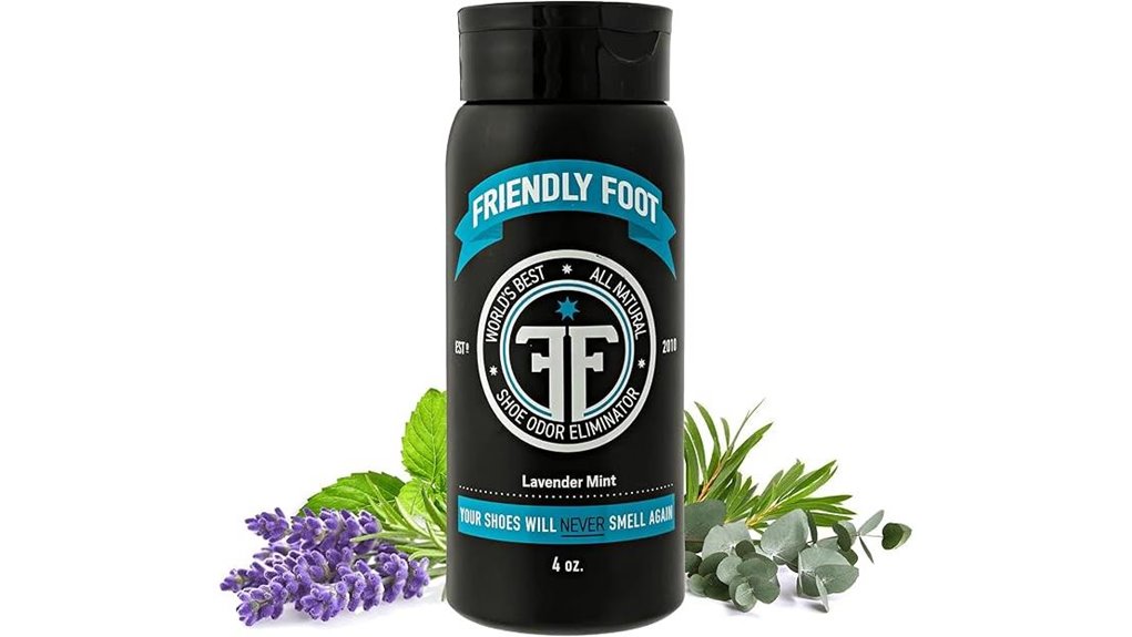Best Travel-Size Foot Powders for Hot-Weather Walking 7 lavender mint shoe deodorizer