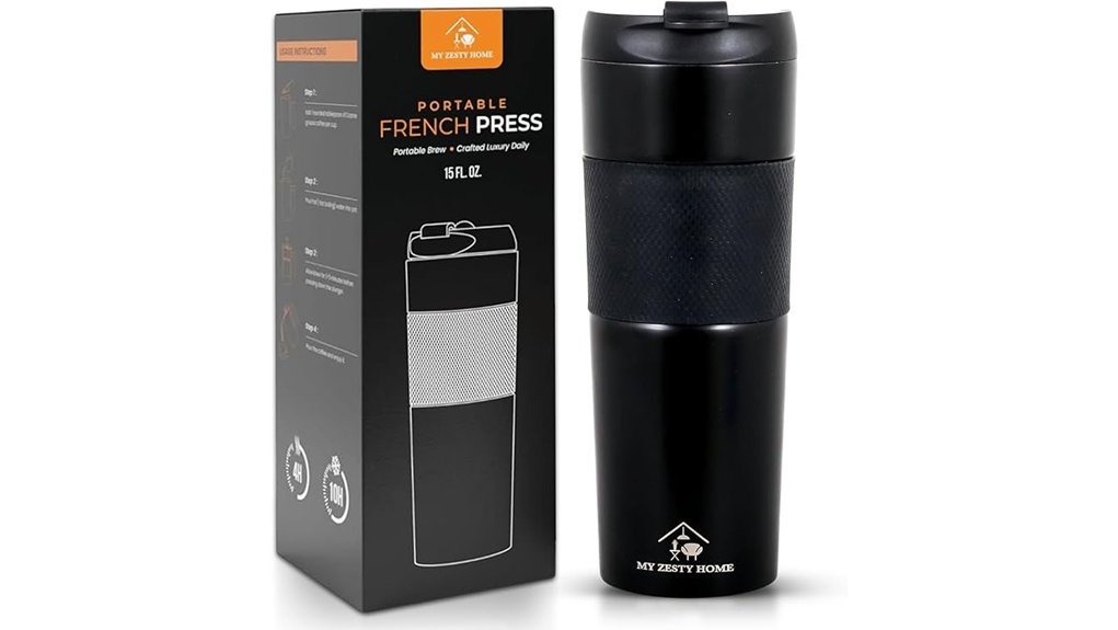 Best French Press Travel Mugs Worth Your Coffee Fix 2 leak proof 15oz french press