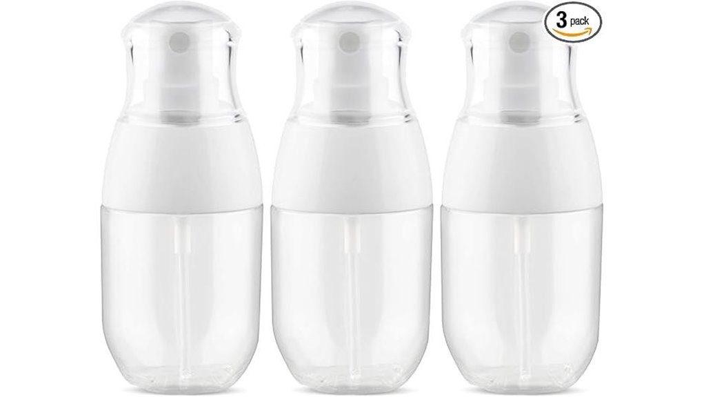Mini Mist Sprayers for Travel Skincare with Fine Atomization 5 leak proof 1oz mini spray