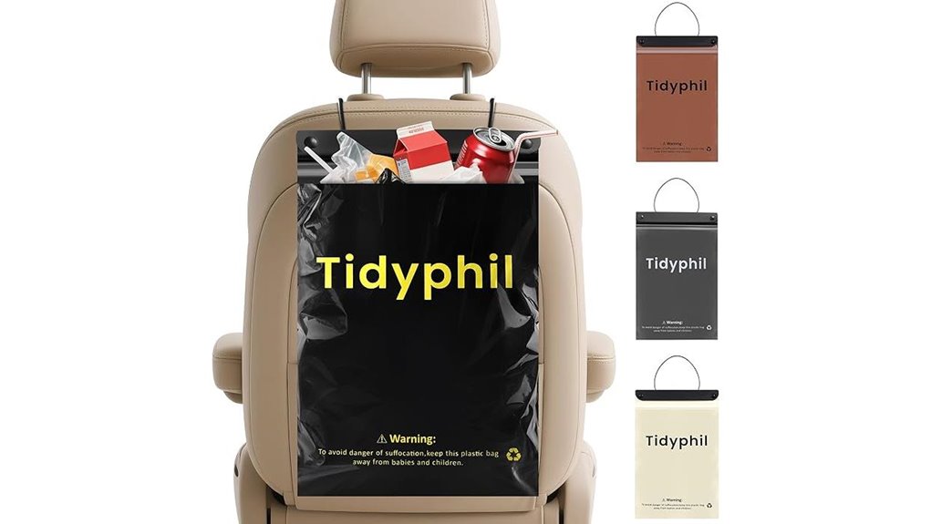 leak proof 2 gallon car trash