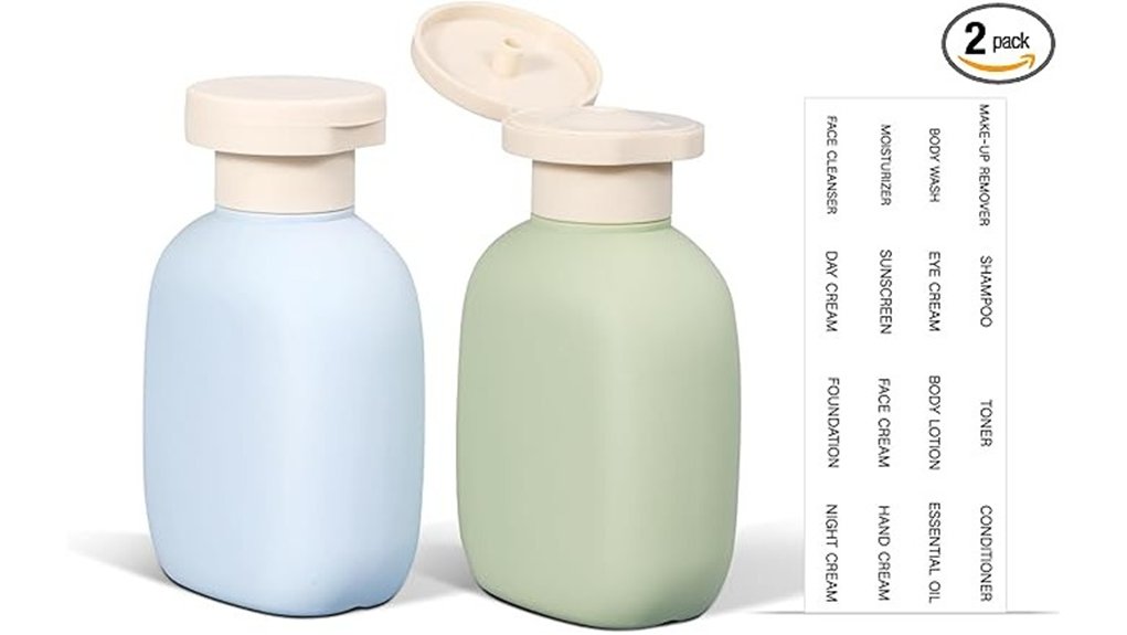 Leak-Proof Refillable Travel Bottles: Cap Design Don’t Leak 6 leak proof 3 4oz travel bottle