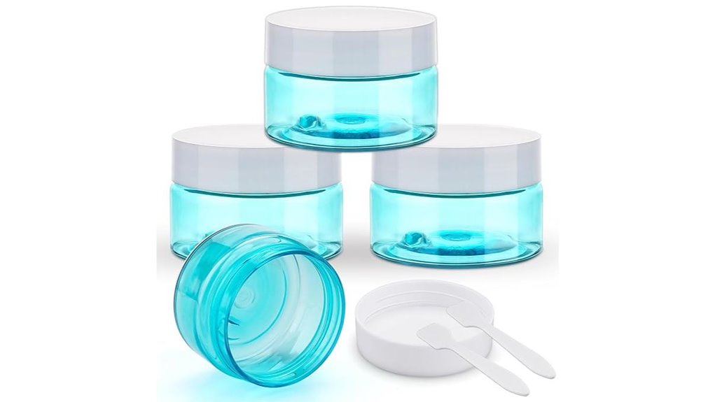 leak proof blue 1oz containers