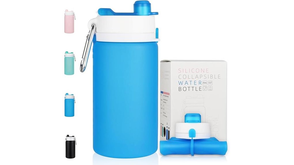 Foldable Water Bottles Airports That Pass Security Blindly 8 leak proof bpa free travel bottle