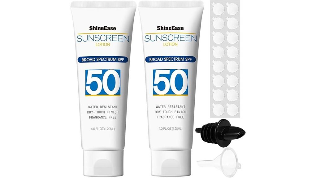 leak proof cruise sunscreen bottle