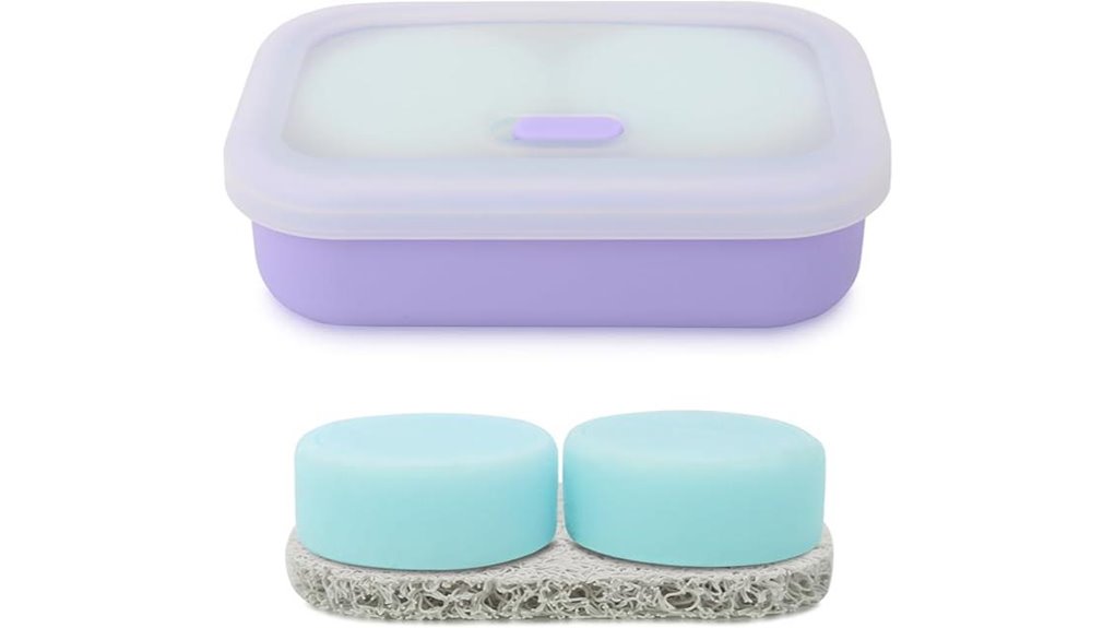 Best Solid Toiletry Cases With Drainage Design for Shampoo Bars 5 leak proof portable soap drain