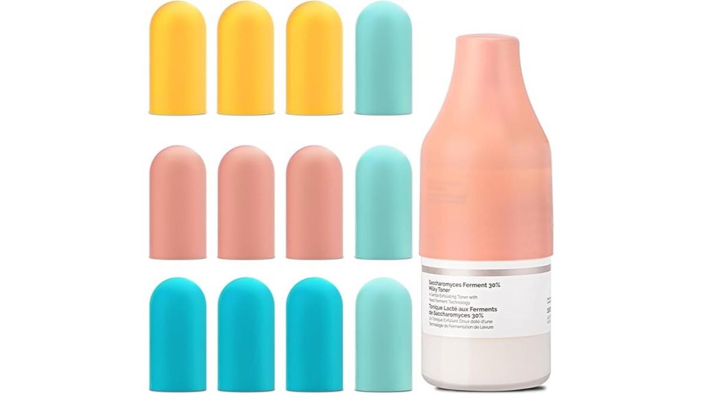 leak proof silicone bottle covers
