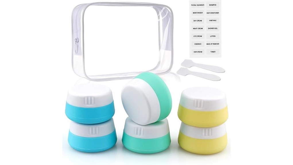 leak proof silicone toiletry pack