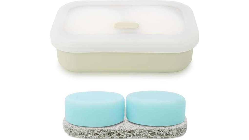 leak proof silicone travel soap