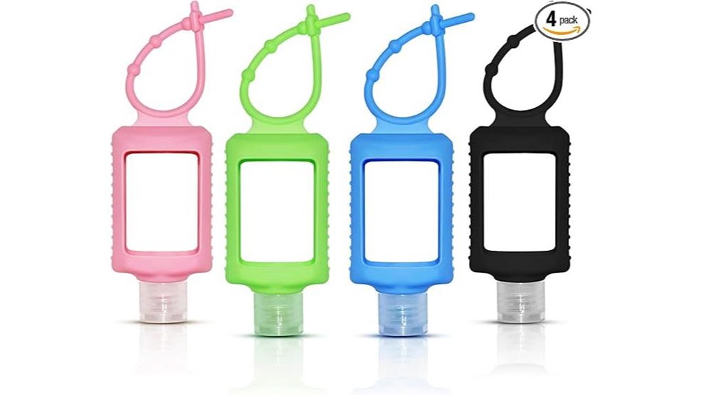 Best Hand Sanitizer Bottles Clip‑On & Refillable for Travel 14 leak proof travel sanitizer pack