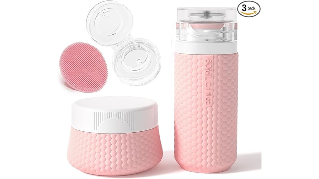 leak proof tsa silicone bottles