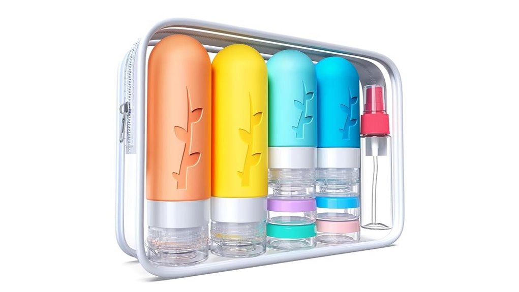 leak proof tsa travel set