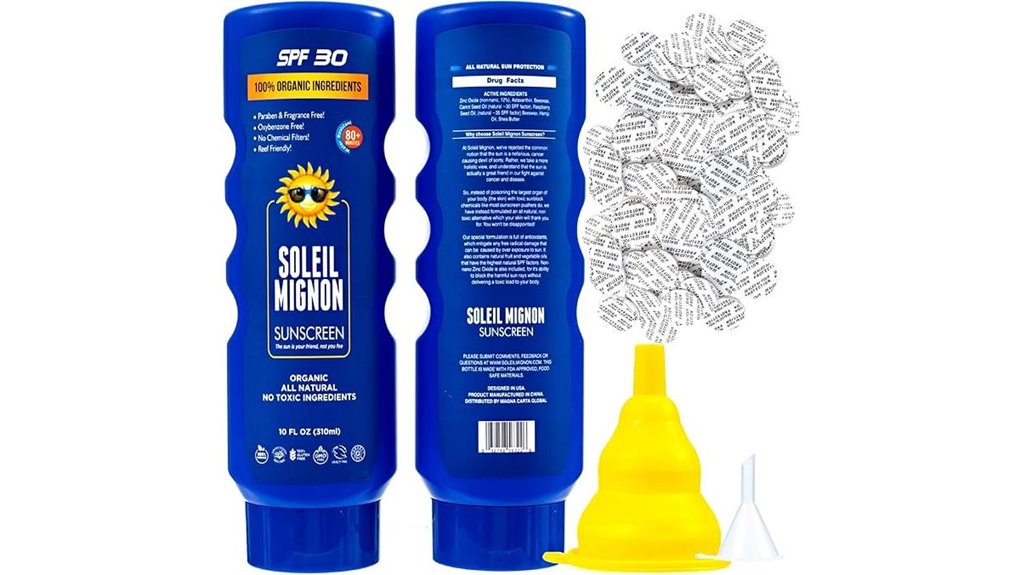 leakproof 10oz travel bottles