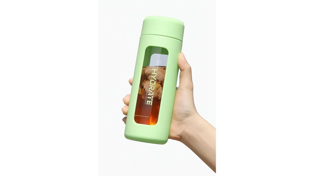 Travel Water Bottles: Stainless Steel vs Plastic vs Glass 15 leakproof 16oz bpa free glass