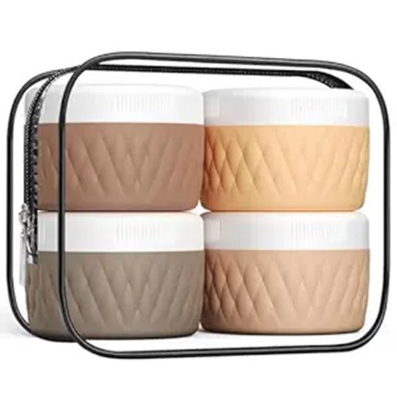 leakproof bpa free silicone toiletry
