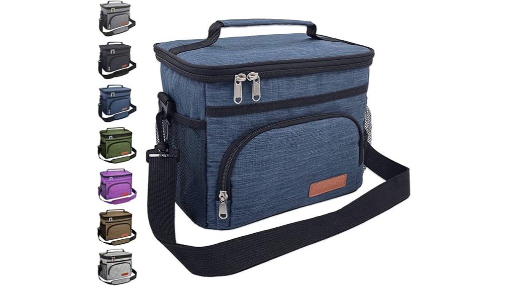 leakproof insulated lunch tote