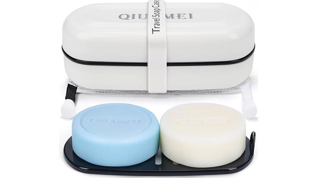 Soap Cases for Bars With Drying Trays That Keep Soap Fresh 3 leakproof shampoo bar drainage