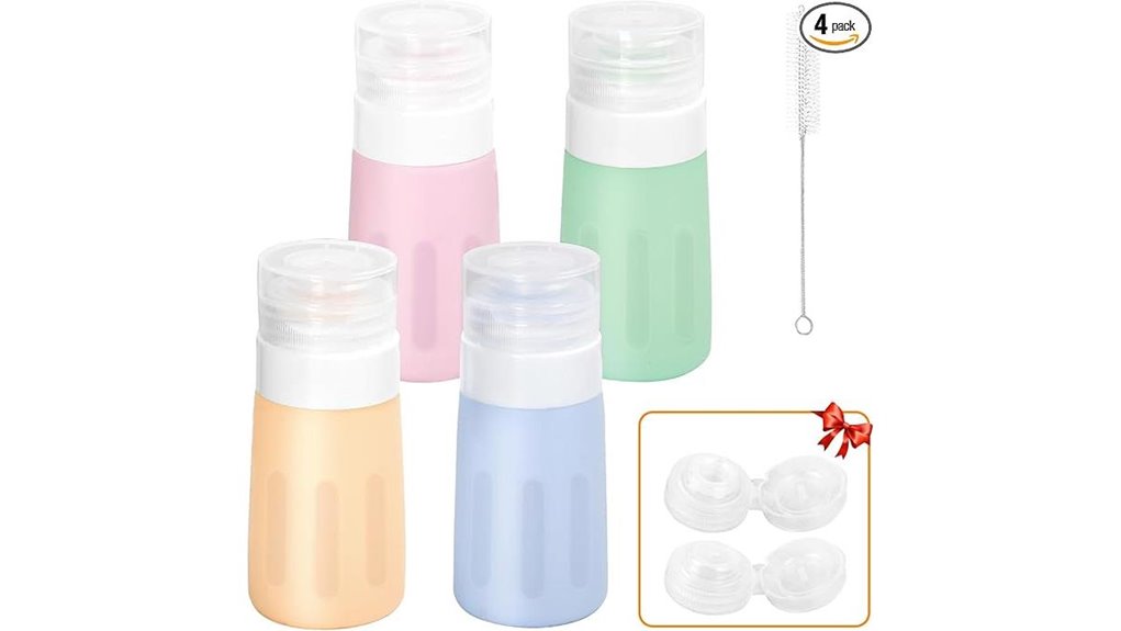 leakproof silicone sauce squeezers