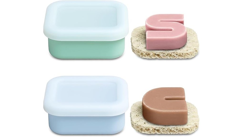 leakproof silicone soap cases