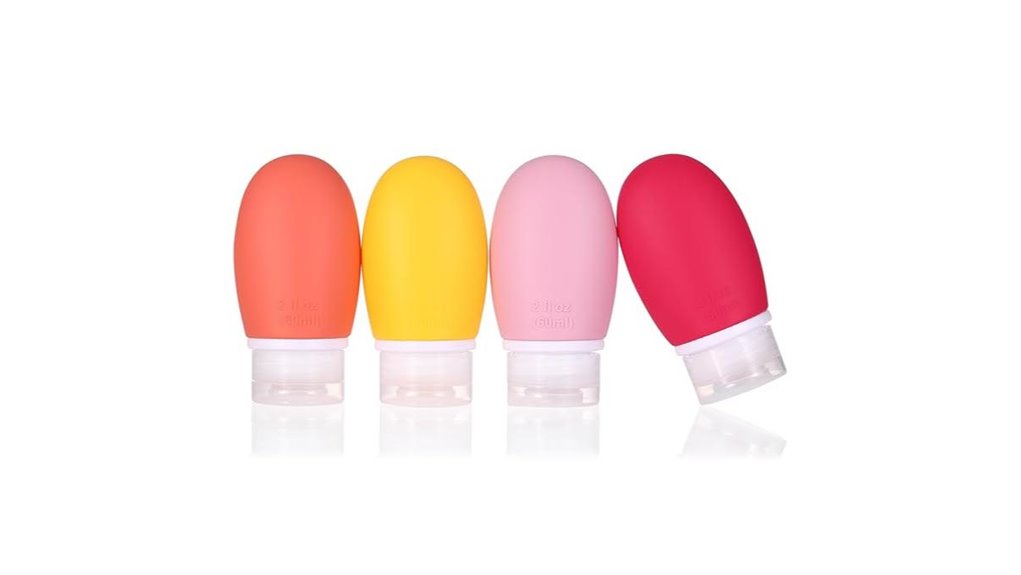 leakproof silicone travel bottles