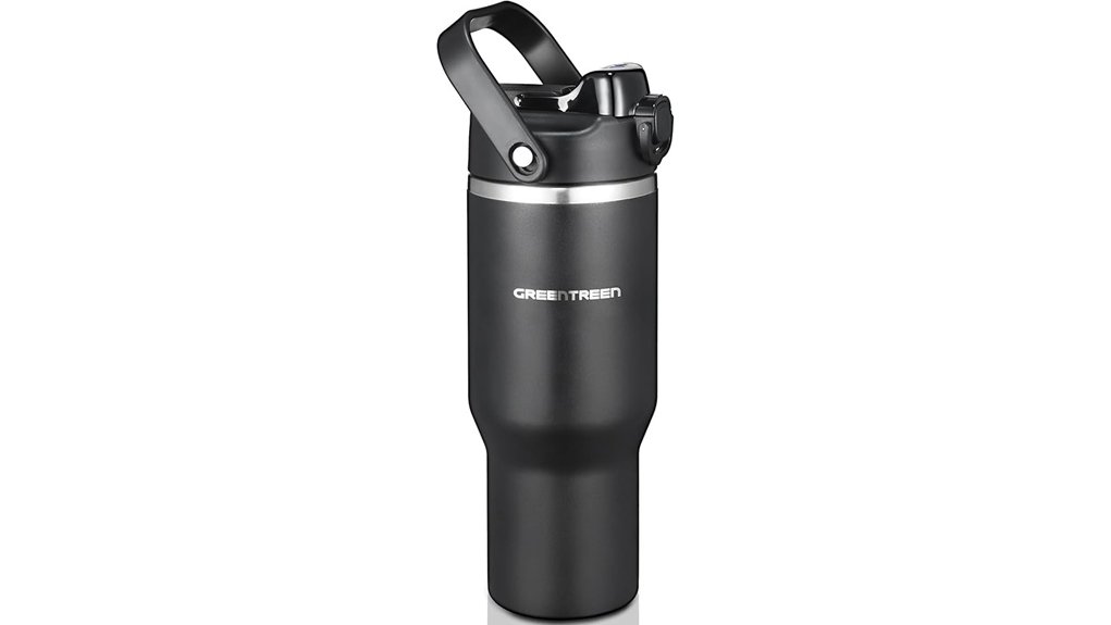 Insulated Water Bottles That Fit Cup Holders for Travelers 10 leakproof straw 32oz tumbler