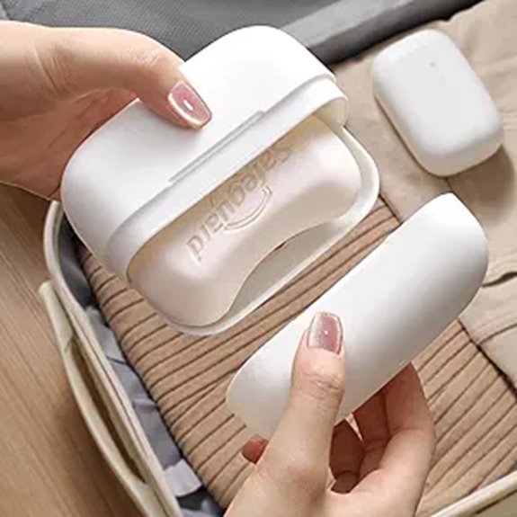 leakproof travel soap case