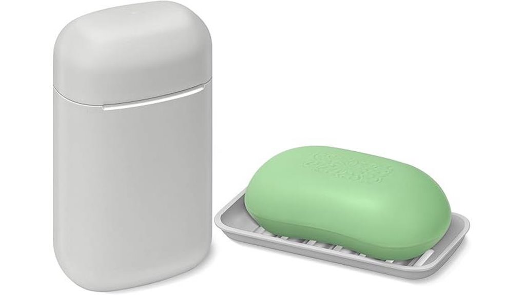 Top Travel Dish Soap Cases With Solid Soap + Drain Tray 15 leakproof travel soap tray
