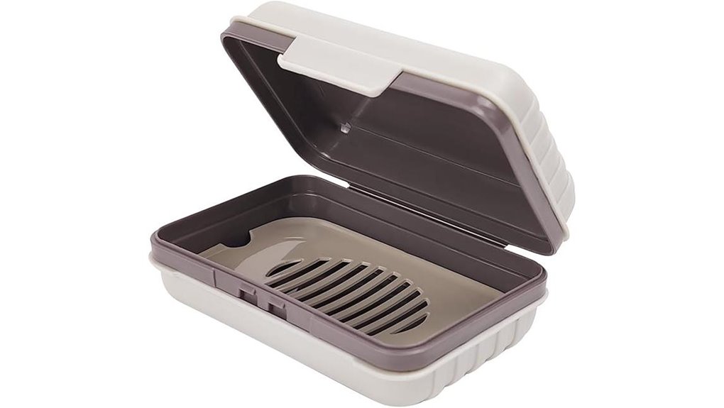 Travel Soap Containers With Removable Drip Trays Keep Clean 10 leakproof travel soap tray