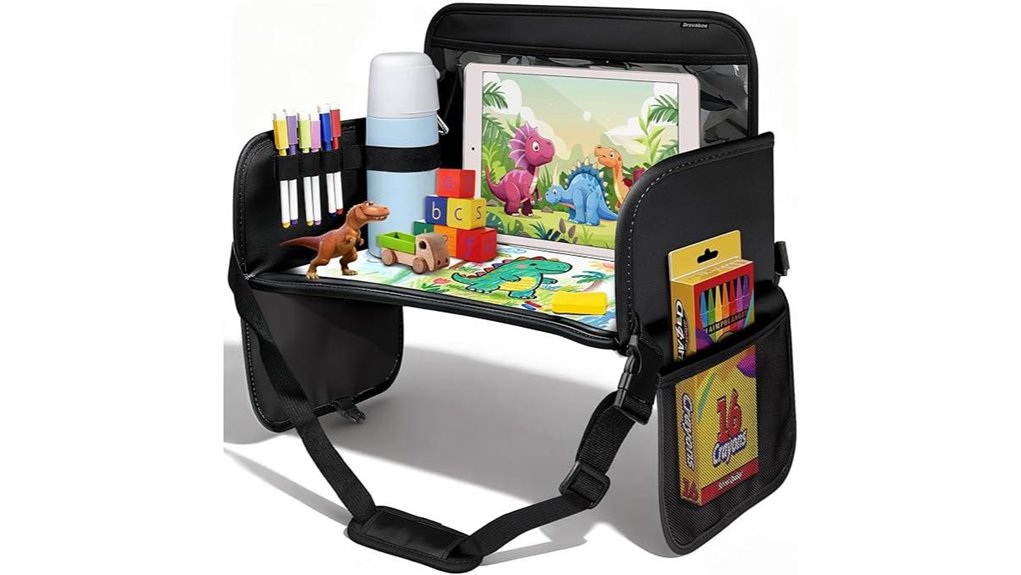 Best Lap‑Friendly Travel Activity Trays to Keep Kids Entertained 12 leather kids lap organizer