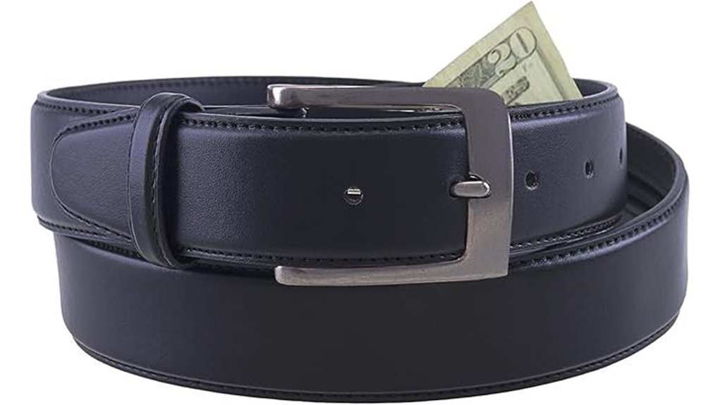 Hidden Money Belts (Look Like Real Belts) That Keep Cash Safe 15 leather travel money belt